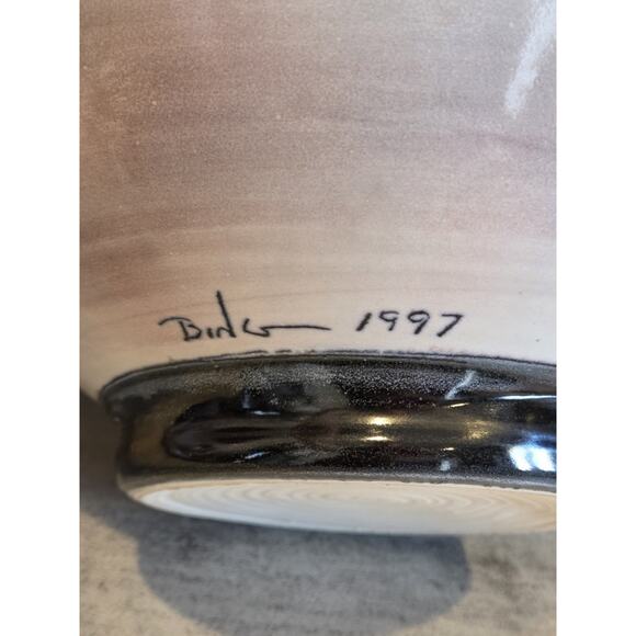 Bing Gleitsman Porcelain 3D Four Faced Bowl/Vase Post Modern Oddities Décor EUC - Picture 16 of 16